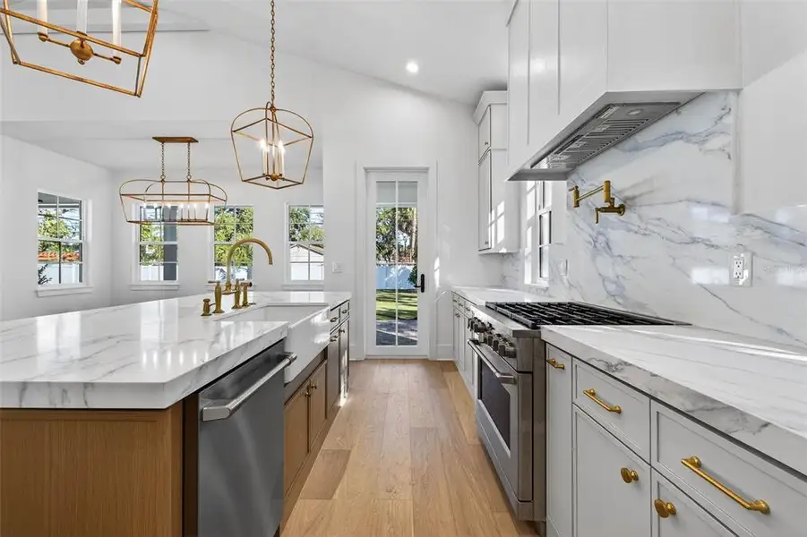 Furnished interior view inside a new home in , St. Petersburg (Image 8).