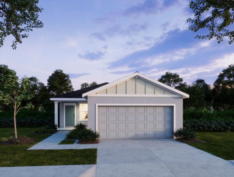 Representative exterior photo of a completed home built from the Ventura by Maronda Homes in Malabar Springs, Palm Bay, FL (Image 6).