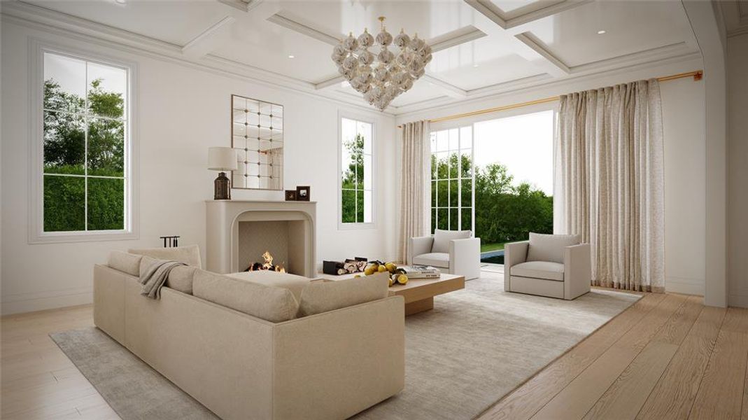 Furnished interior view inside a new home in , Highland Park (Image 7).