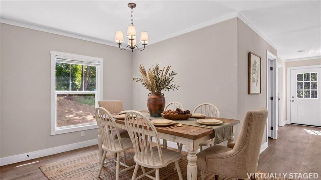 Furnished interior view inside a new home in , Canton (Image 8).