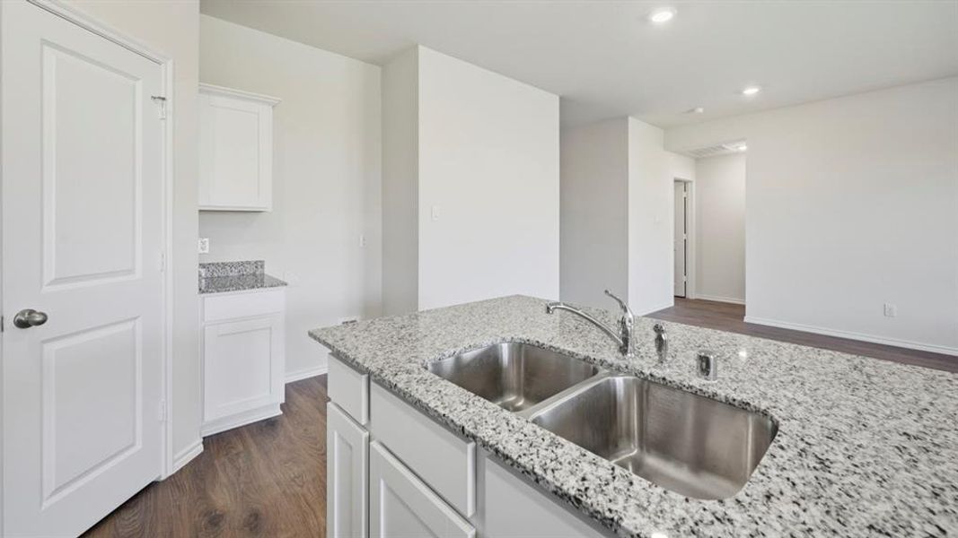 Furnished interior view inside a new home in Frontier Pointe, Princeton (Image 8).
