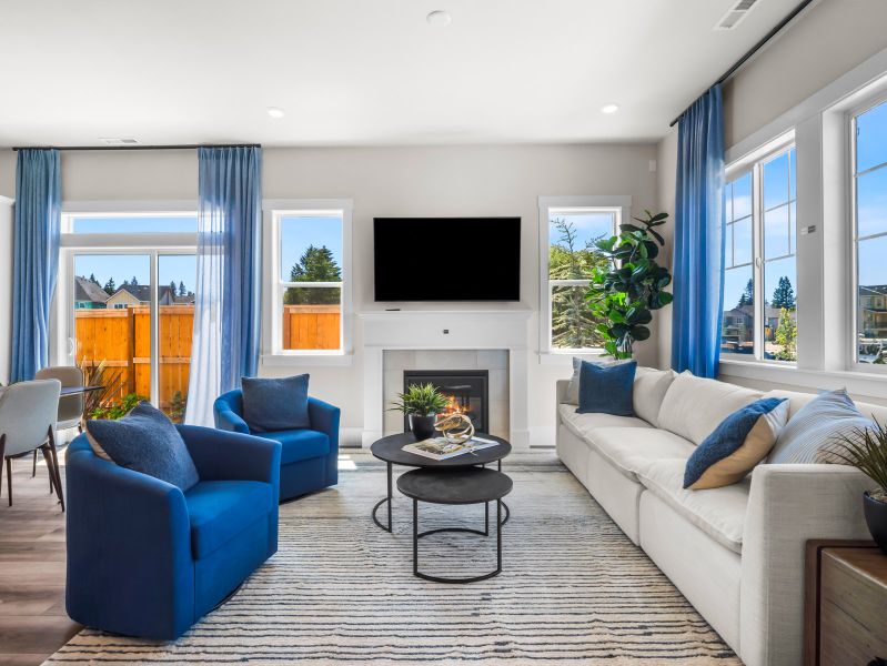 Representative furnished interior of a home built from the Ladd by Risewell Homes in Elevon, Lavon (Image 4). Representative furnished interior of a home built from the Ladd by Risewell Homes in Elevon, Lavon (Image 4).