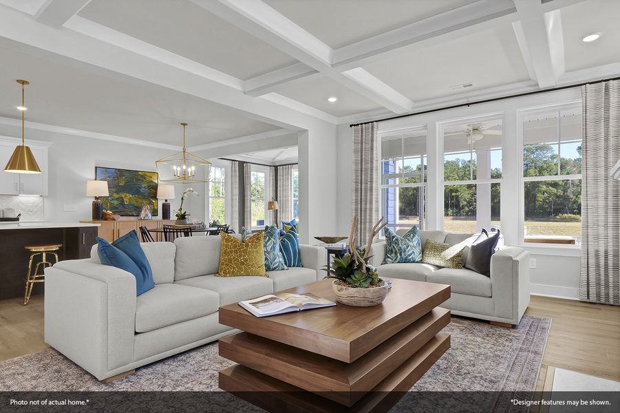 Furnished interior view inside a new home in Pineland Preserve, Summerville (Image 13).