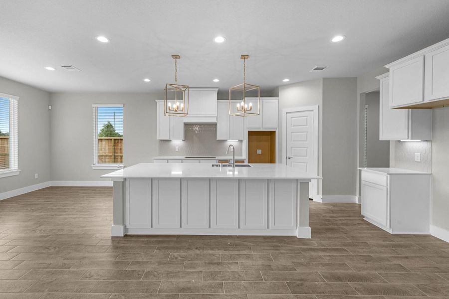 Furnished interior view inside a new home in Morton Creek Ranch, Katy (Image 11).