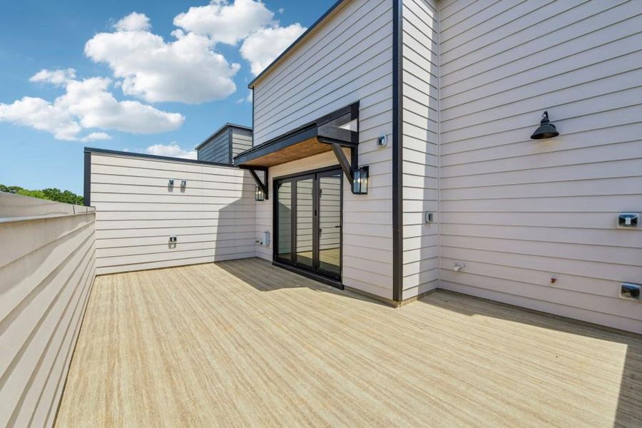 Exterior details and patio area of a home in Skyview On Broad, Sugar Hill (Image 2). Exterior details and patio area of a home in Skyview On Broad, Sugar Hill (Image 2).