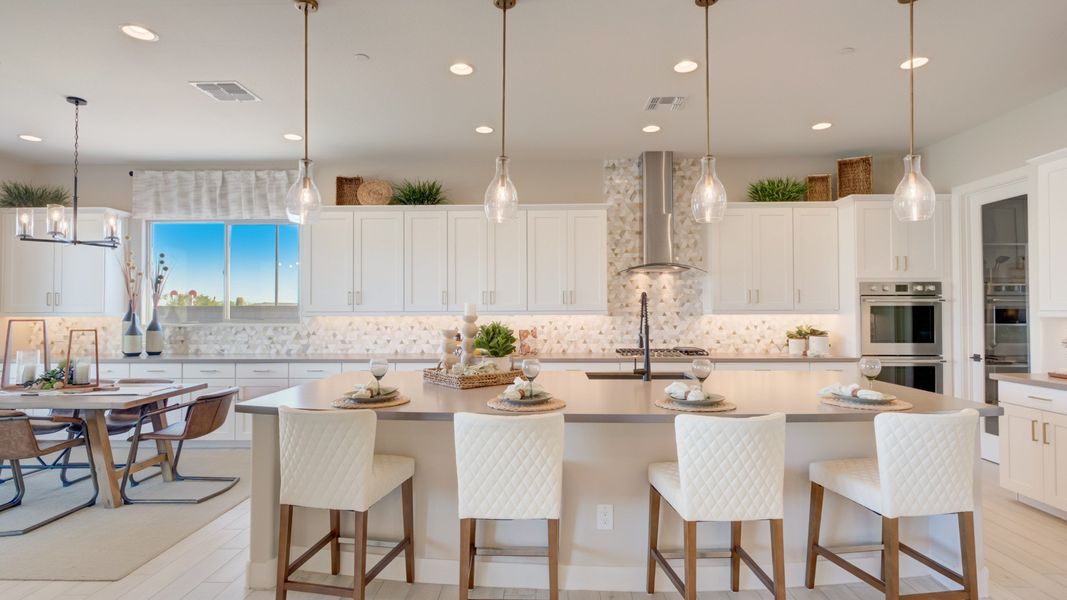 Representative furnished interior of a home built from the Almeria by DRB Homes in Arroyo Seco - Palazzo, Buckeye (Image 10). Representative furnished interior of a home built from the Almeria by DRB Homes in Arroyo Seco - Palazzo, Buckeye (Image 10).