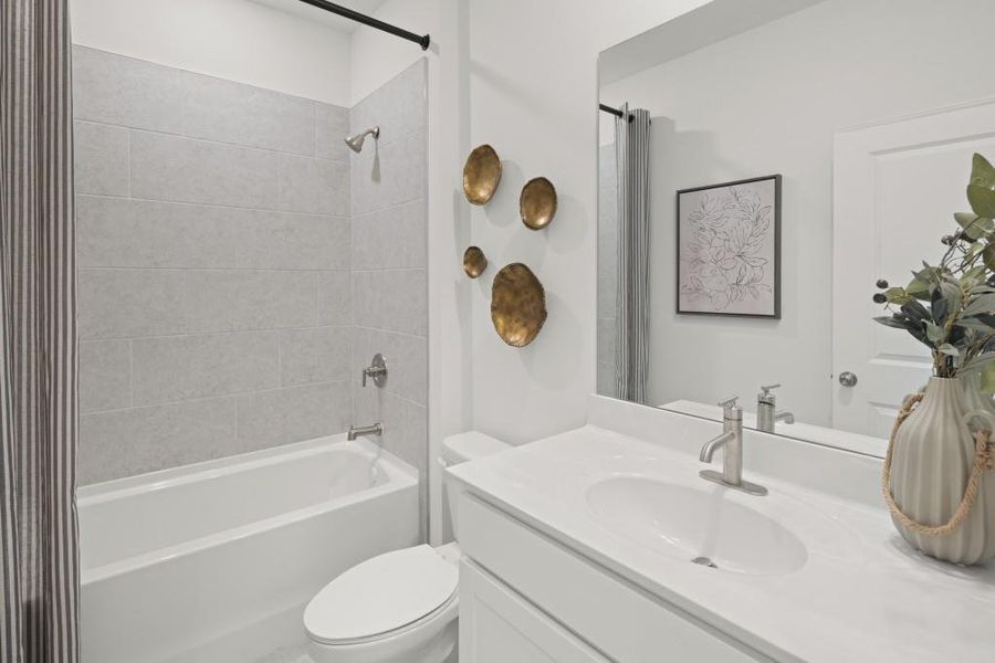 Furnished interior view inside a new home in The Court at Gainesville Township, Gainesville (Image 7).