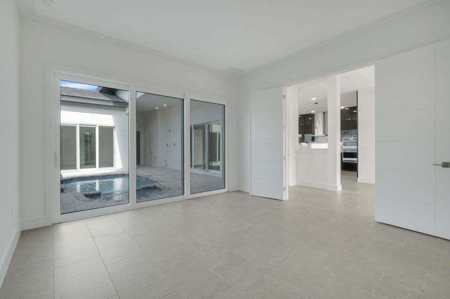 Representative unfurnished interior of a home built from the Courtyard 50 3BR by ABD Development in Hampton Green at Providence, Davenport (Image 43).