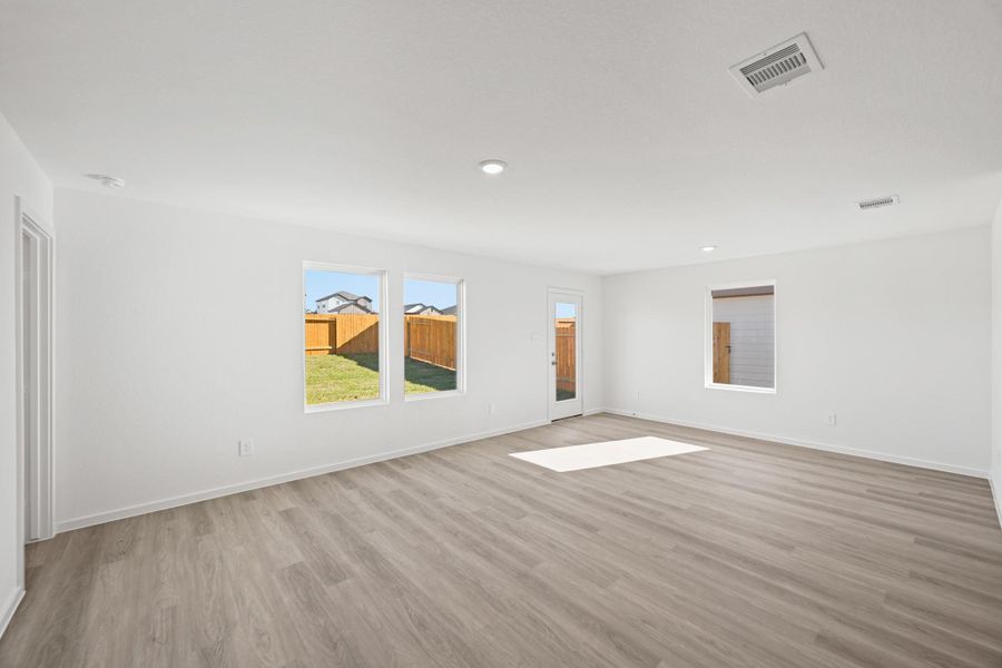 Spacious, unfurnished interior of a new home in The Canopies, Splendora (Image 6). Spacious, unfurnished interior of a new home in The Canopies, Splendora (Image 6).