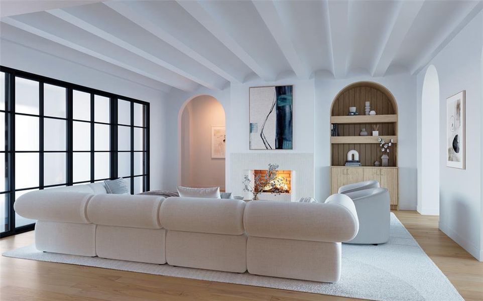 Furnished interior view inside a new home in , Dallas (Image 8). Furnished interior view inside a new home in , Dallas (Image 8).