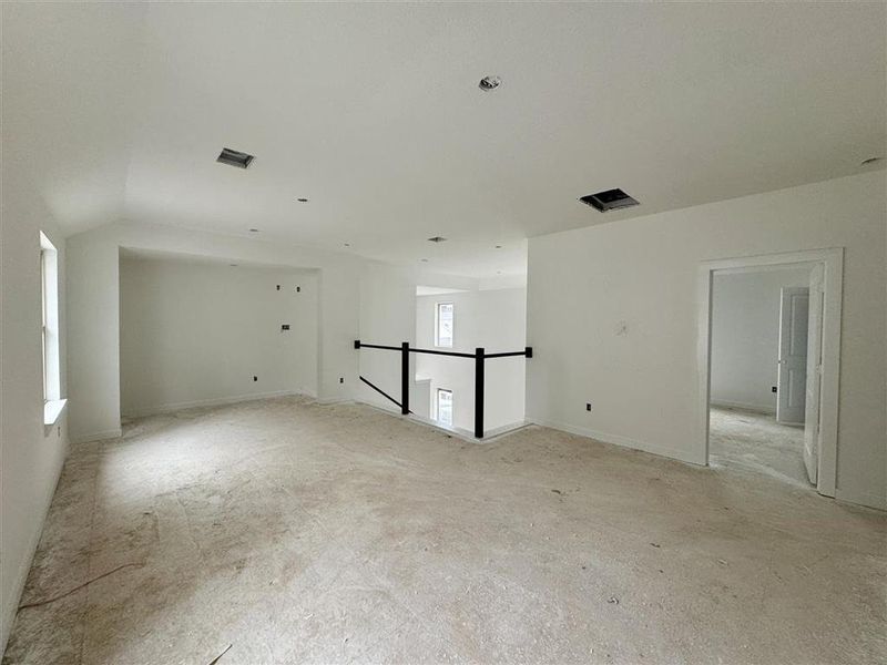 HUGE game room and loft perfect for that extra space for flexible activities we all need!