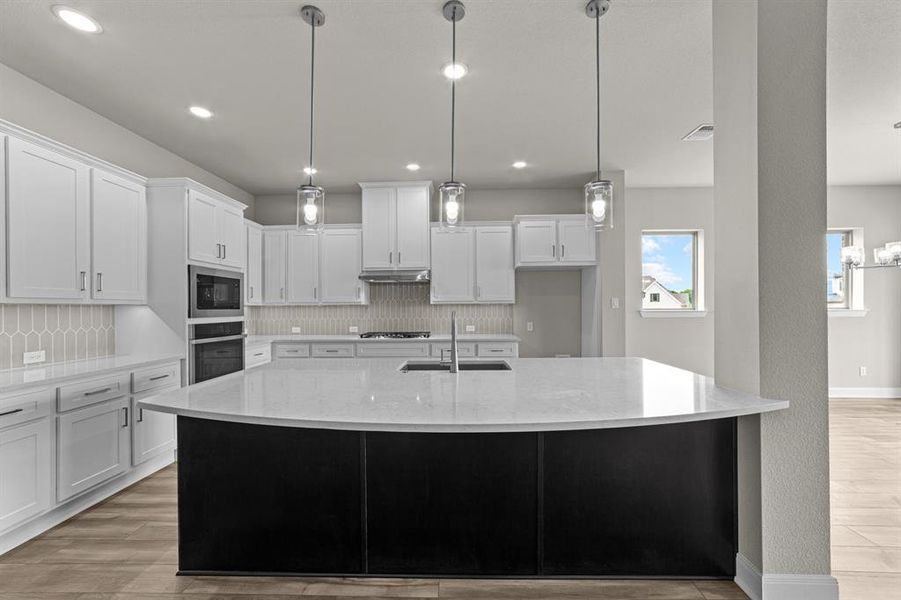Furnished interior view inside a new home in South Pointe  Village Series, Mansfield (Image 10).