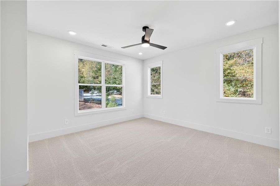 Spacious, unfurnished interior of a new home in Town Farms, Peachtree Corners (Image 56).