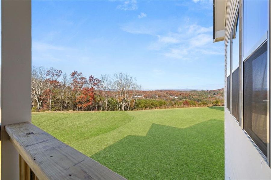 Exterior details and patio area of a home in Horizon at Laurel Canyon, Canton (Image 33).