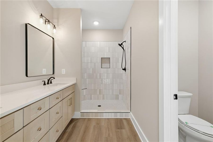 Furnished interior view inside a new home in , Clarkesville (Image 14).