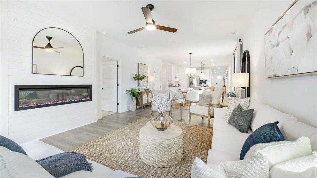 Furnished interior view inside a new home in The Village at Sandy Plains, Marietta (Image 33).