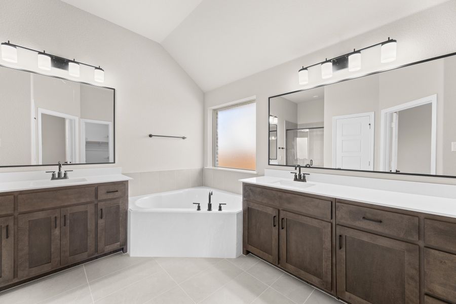 Furnished interior view inside a new home in Lovers Landing, Forney (Image 9).