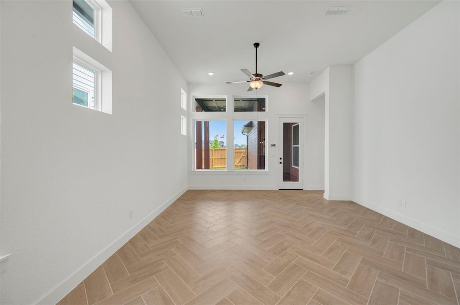 Spacious, unfurnished interior of a new home in Elyson - Grove Row Collection, Katy (Image 19).