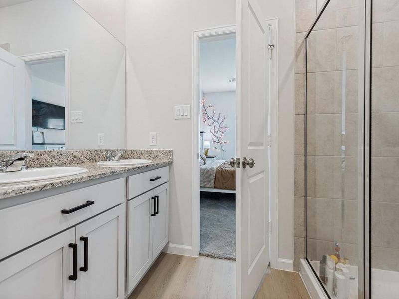 Furnished interior view inside a new home in , Conroe (Image 15).
