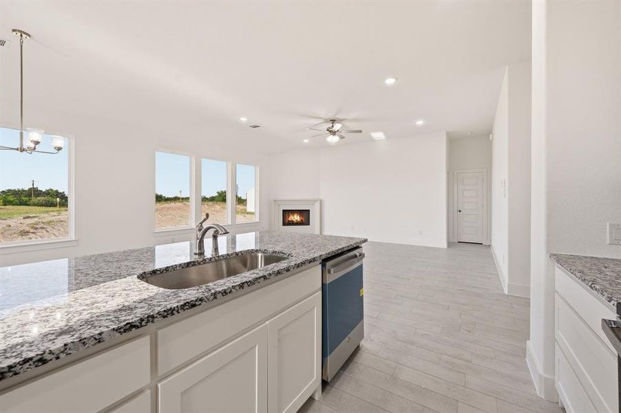 Furnished interior view inside a new home in Saddleback Estates, Boyd (Image 12). Furnished interior view inside a new home in Saddleback Estates, Boyd (Image 12).