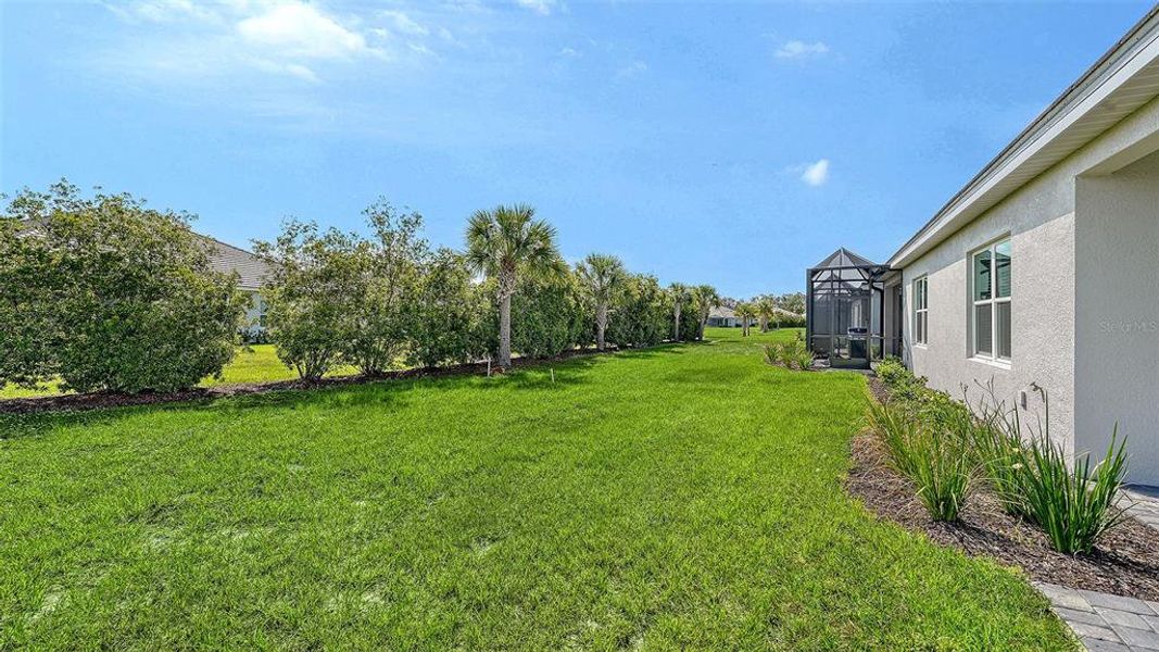 Exterior details and patio area of a home in Windward, Lakewood Ranch (Image 24).