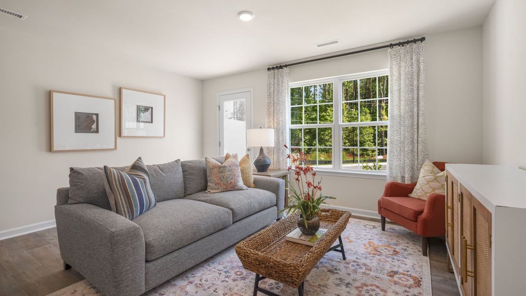 Furnished interior view inside a new home in Thornton Townes, Raleigh (Image 19).