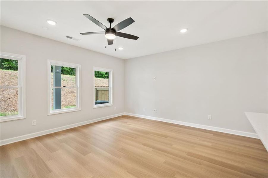 Spacious, unfurnished interior of a new home in Wildwood Place, Powder Springs (Image 18). Spacious, unfurnished interior of a new home in Wildwood Place, Powder Springs (Image 18).