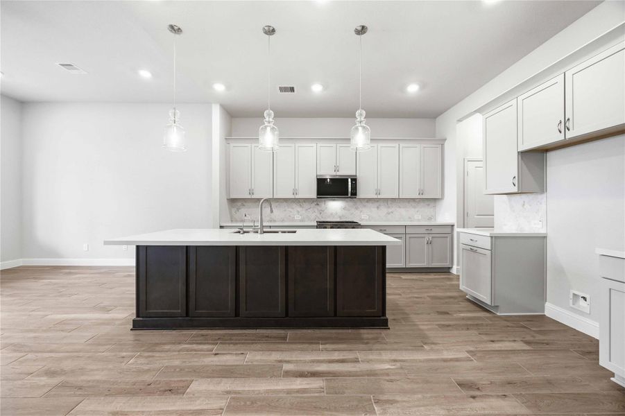 Furnished interior view inside a new home in Elyson, Katy (Image 14).