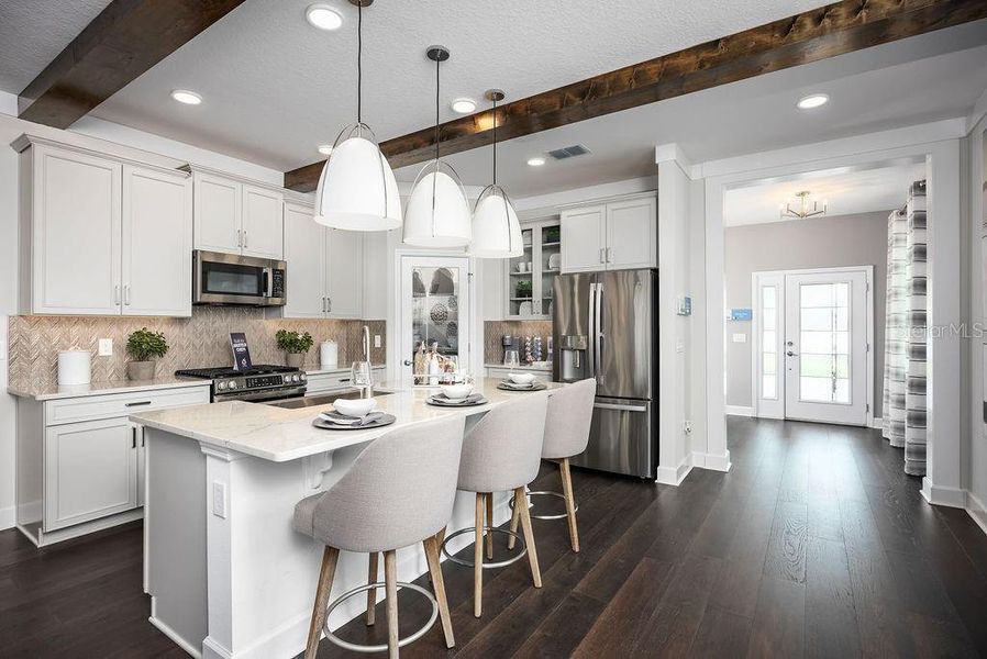 Furnished interior view inside a new home in Center Lake on the Park, St. Cloud (Image 13). Furnished interior view inside a new home in Center Lake on the Park, St. Cloud (Image 13).