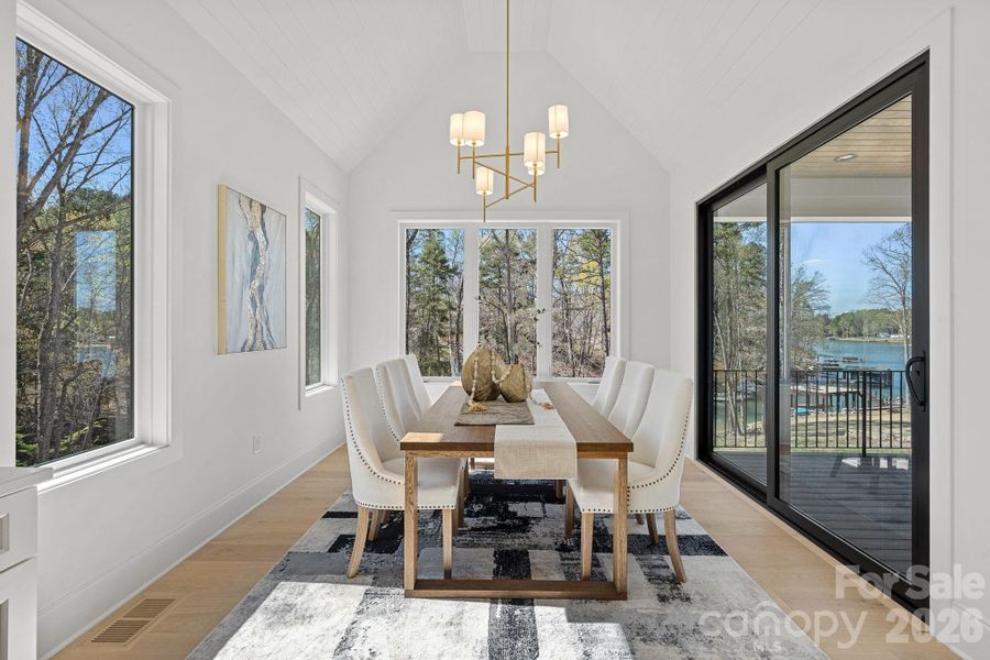 Furnished interior view inside a new home in , Mooresville (Image 32).