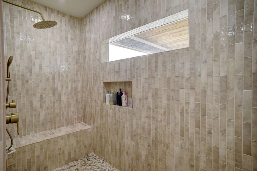 Separate walk-in shower