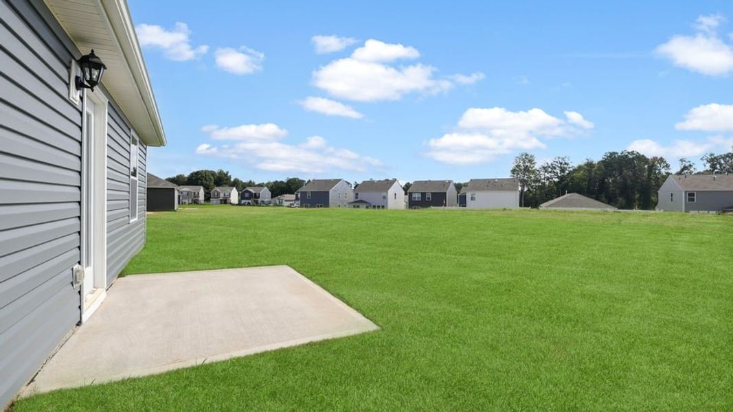 Exterior details and patio area of a home in Varner Station, Woodruff (Image 19).