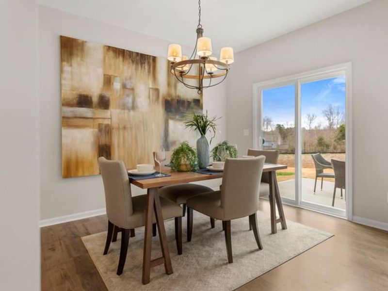 Representative furnished interior of a home built from the Elon by True Homes in Shay Crossing, Salisbury (Image 7).