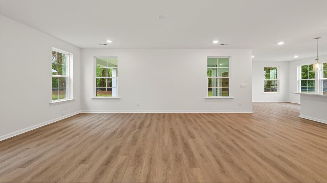 Spacious, unfurnished interior of a new home in Creekside at Andrews, Summerville (Image 17). Spacious, unfurnished interior of a new home in Creekside at Andrews, Summerville (Image 17).