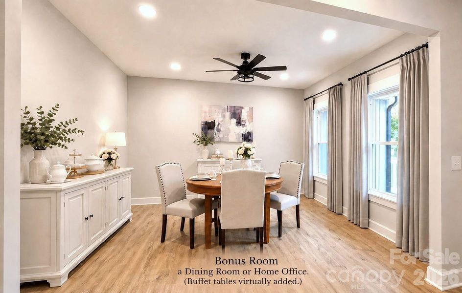 Bonus Room can be formal Dining or Home Office.
