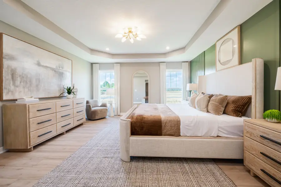 Representative furnished interior of a home built from the Grandin by Fischer Homes in The Dunes at Sandbar, Santa Rosa Beach (Image 37).