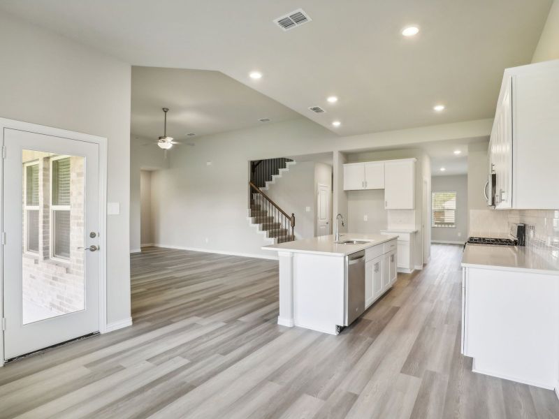 Furnished interior view inside a new home in Lakehaven - Premier Series, Farmersville (Image 8).
