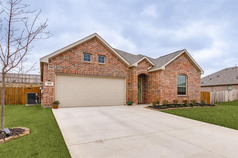 Front exterior of a new home in , Azle, TX, highlighting curb appeal (Image 19).