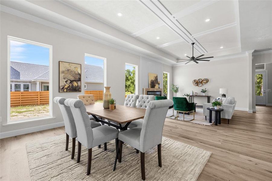 Furnished interior view inside a new home in , Newberry (Image 15).