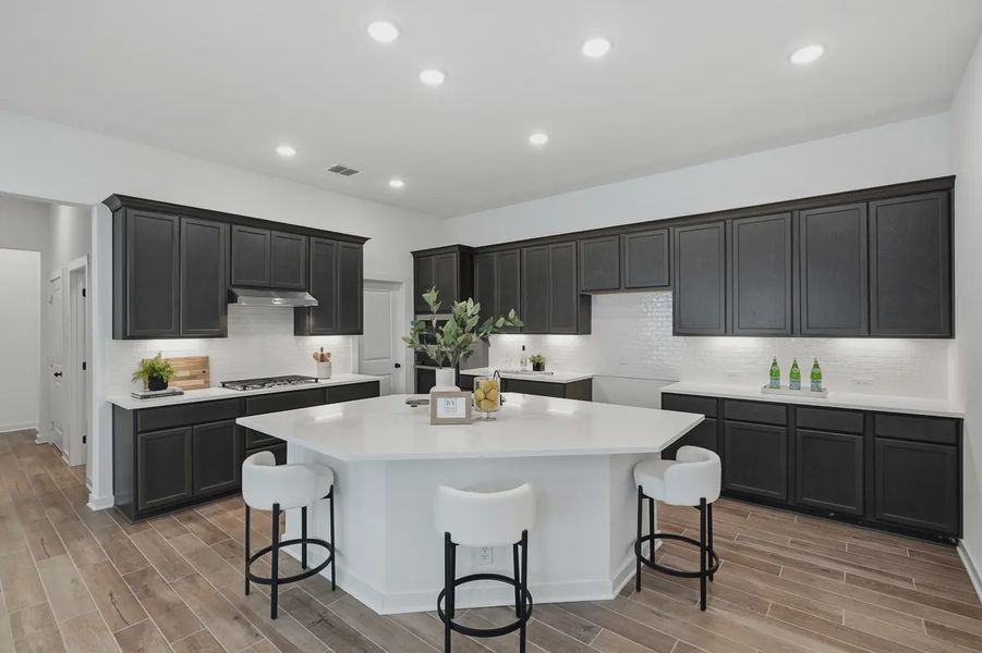 Furnished interior view inside a new home in The Crossvine, Schertz (Image 6).