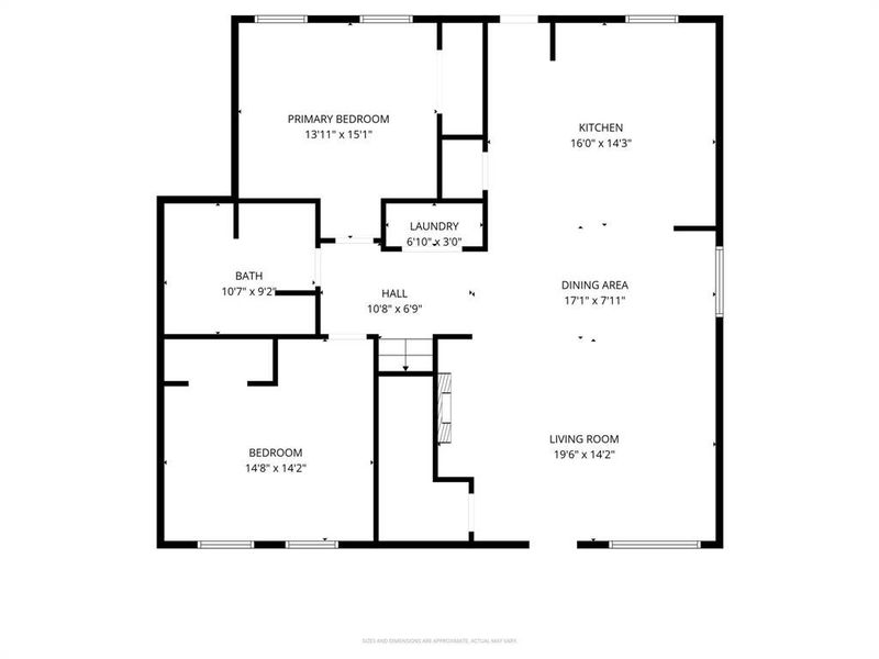 2D floor plan layout of this home in , Fort Worth, TX (Image 6).