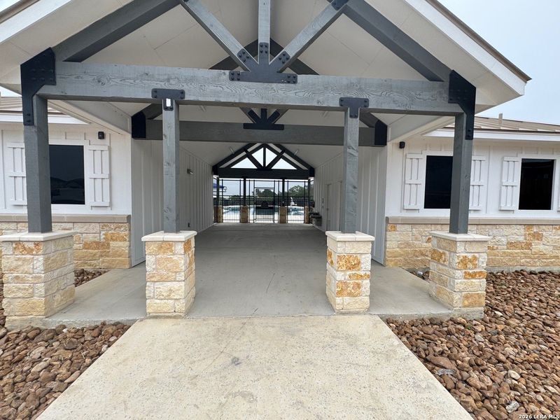 Exterior details and patio area of a home in , Boerne (Image 3).
