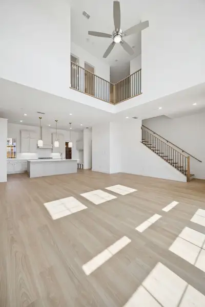 Spacious, unfurnished interior of a new home in Newman Village Townhomes, Frisco (Image 17).