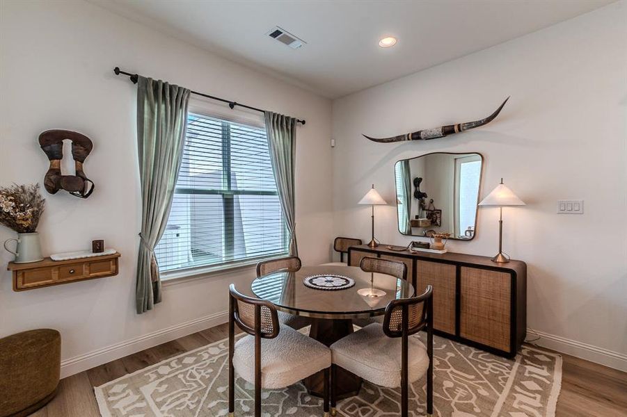 Furnished interior view inside a new home in , Aledo (Image 10). Furnished interior view inside a new home in , Aledo (Image 10).