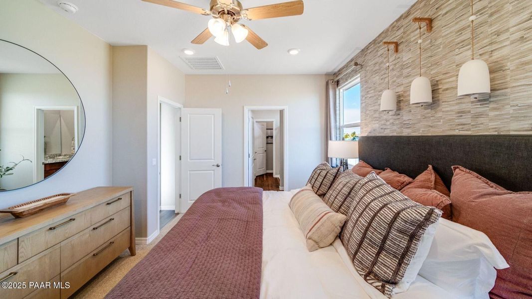 Furnished interior view inside a new home in South Ranch Southern Collection, Prescott (Image 11). Furnished interior view inside a new home in South Ranch Southern Collection, Prescott (Image 11).