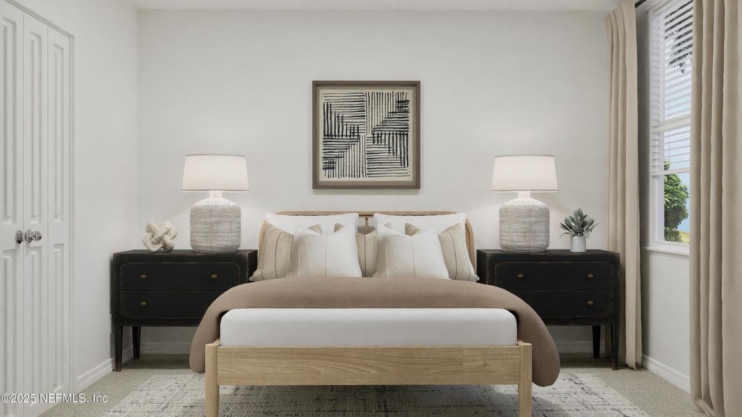 Furnished interior view inside a new home in Hardwick Farms, Jacksonville (Image 8).