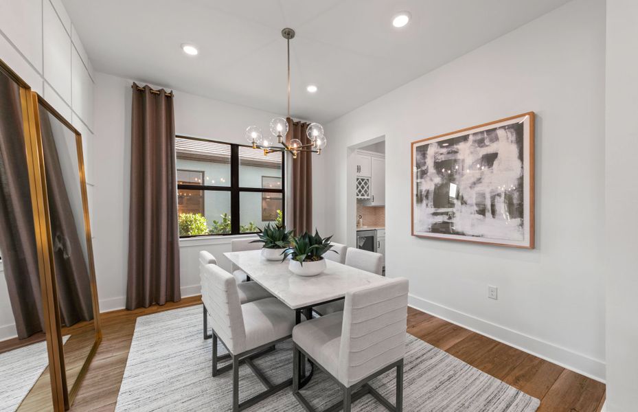 Designated formal dining