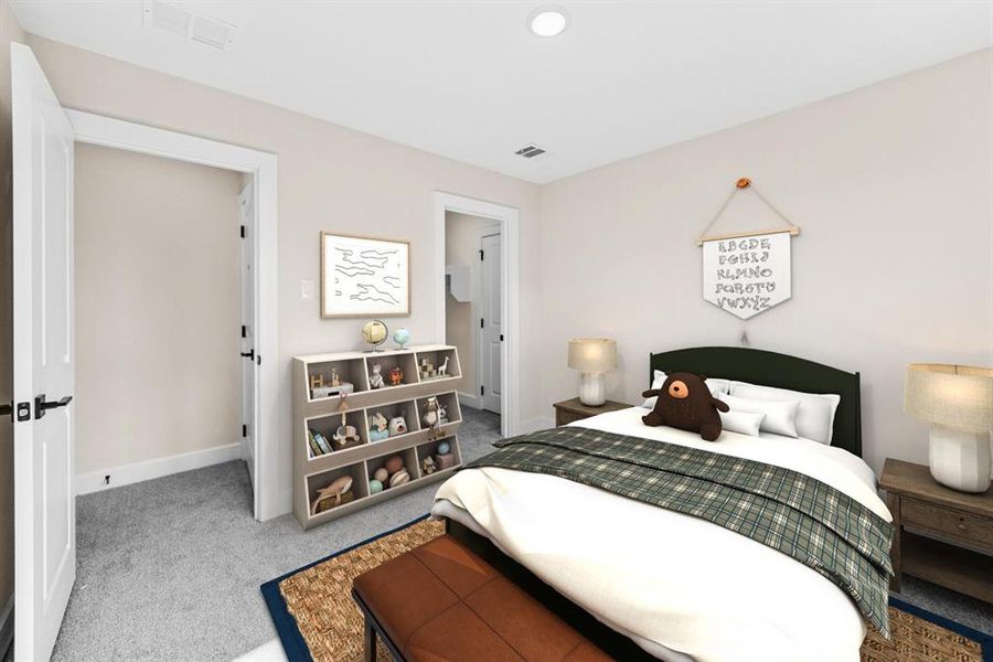 Furnished interior view inside a new home in Heritage Ranch, Sherman (Image 27). Furnished interior view inside a new home in Heritage Ranch, Sherman (Image 27).