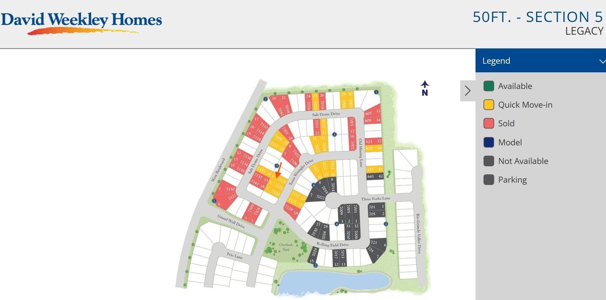 Homesite Map Homesite Map
