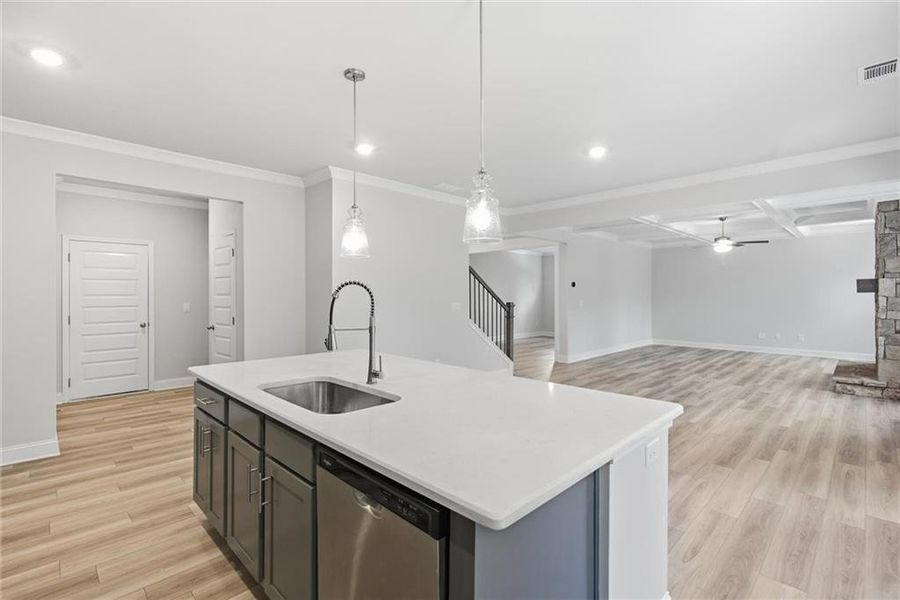 Furnished interior view inside a new home in , Lawrenceville (Image 13). Furnished interior view inside a new home in , Lawrenceville (Image 13).